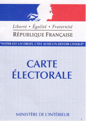 Inscription sur les listes électorales